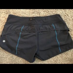Lululemon shorts size 6- navy blue